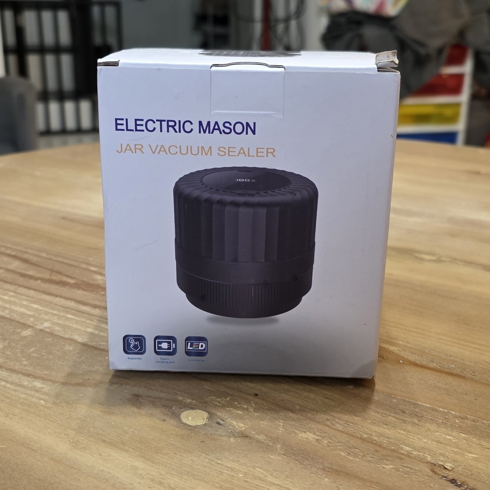 NEW Electric Mason Jar Vacuum Sealer for‎ Mason Jars T-A